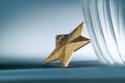 Cook Islands - 2025 - 5 Dollars - Holiday Ornament Winter Forest Silver GILDED