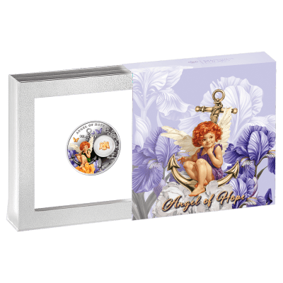 Niue - 2025 - 1 Dollars - Angel of Hope lucky charm