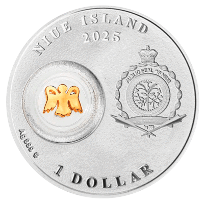 Niue - 2025 - 1 Dollars - Angel of Hope lucky charm