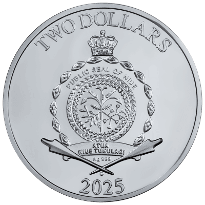 Niue - 2025 - 2 Dollars - Athena Greek Goddess