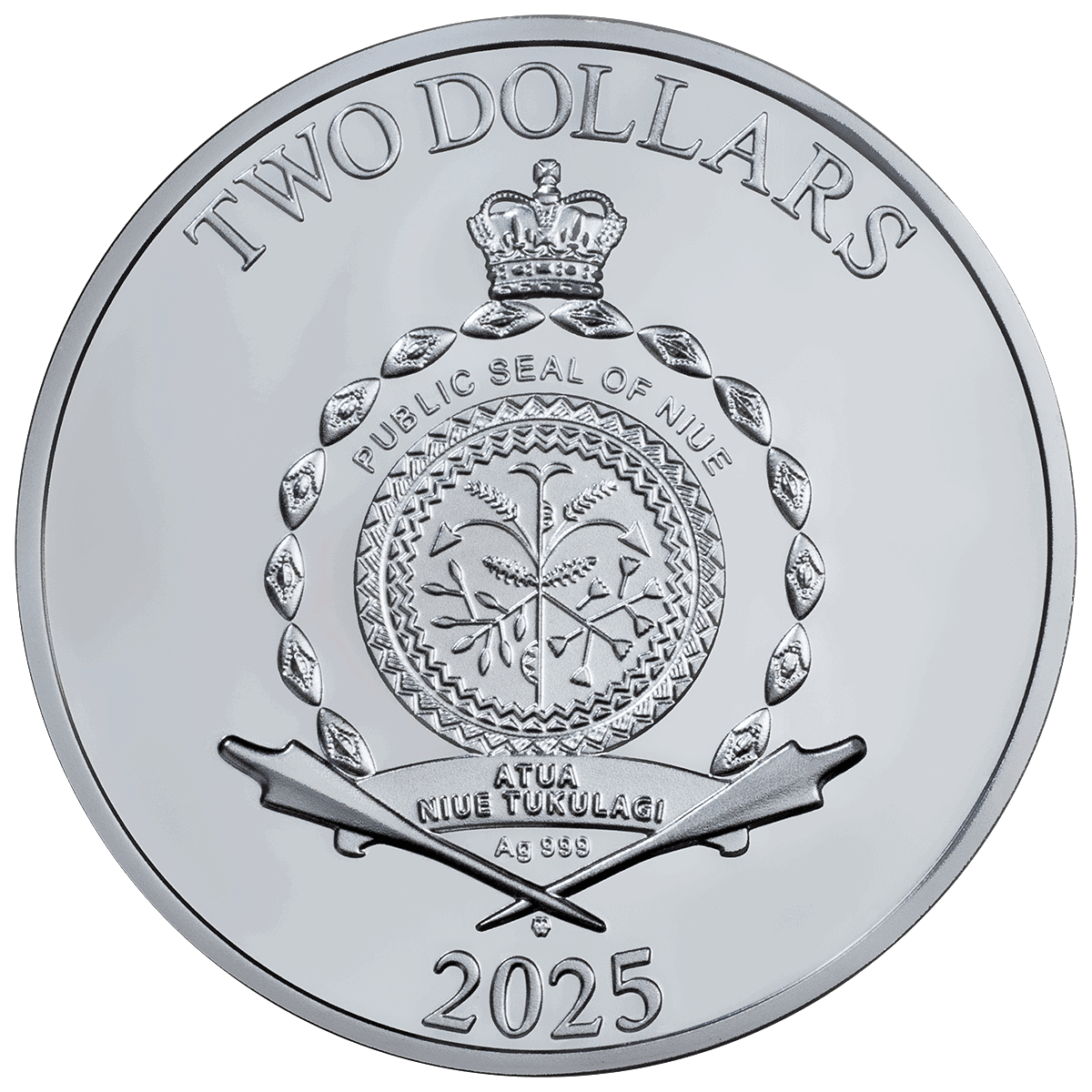 Niue - 2025 - 2 Dollars - Athena Greek Goddess