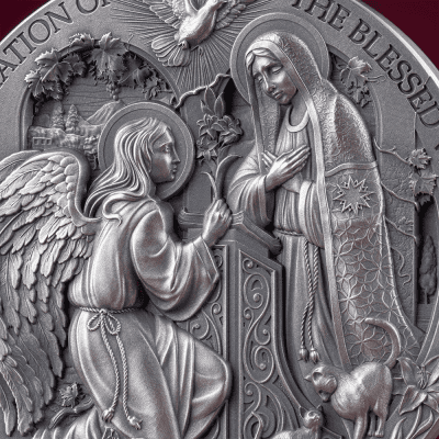 Cameroon - 2025 - 2000 Francs - The Annunciation (Bible Stories) 2oz silver