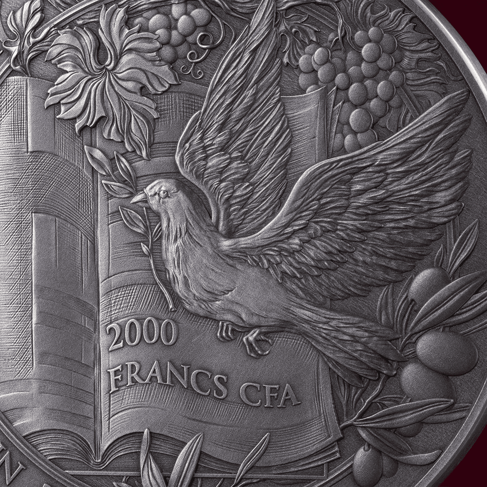 Cameroon - 2025 - 2000 Francs - The Annunciation (Bible Stories) 2oz silver