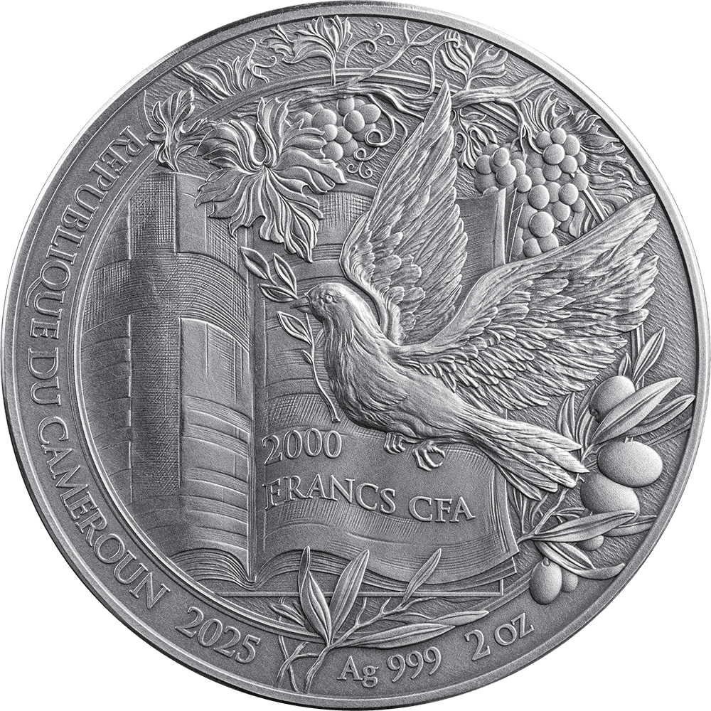 Cameroon - 2025 - 2000 Francs - The Annunciation (Bible Stories) 2oz silver
