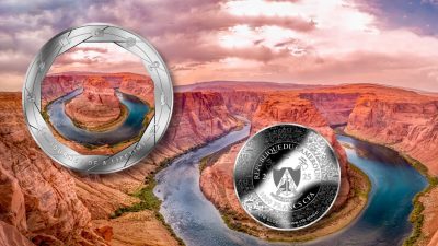 Cameroon - 2025 - 1000 Francs - Horseshoe Bend (Journey of a Lifetime series) 1oz silver
