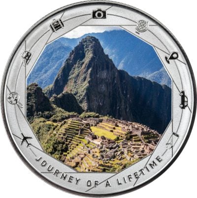 Cameroon - 2025 - 1000 Francs - Machu Picchu (Journey of a Lifetime series) 1oz silver