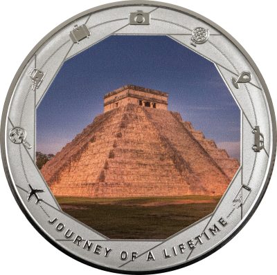 Cameroon - 2025 - 1000 Francs - Chichén Itzá (Journey of a Lifetime series) 1oz silver