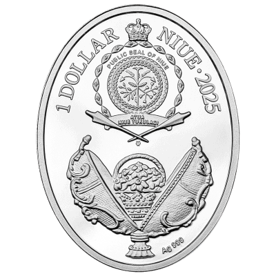 Niue - 2025 - 1 Dollars - Danish Palaces Egg (Faberge Egg series)