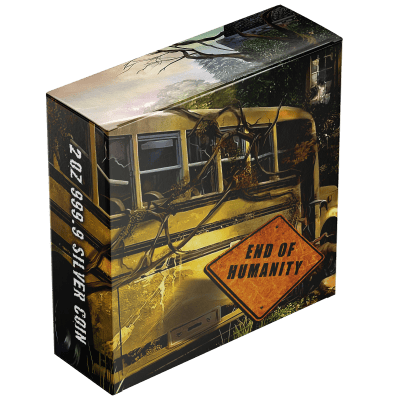 Cameroon - 2023 - 2000 Francs - End of Humanity AWARENESS 2oz silver