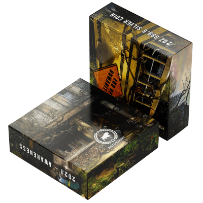 Cameroon - 2023 - 2000 Francs - End of Humanity AWARENESS 2oz silver