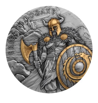 Niue - 2023 - 5 Dollars - Eric Bloodaxe (Legendary Warriors series) 2oz silver