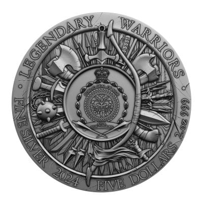 Niue - 2024 - 5 Dollars - Geronimo (Legendary Warriors series) 2oz silver