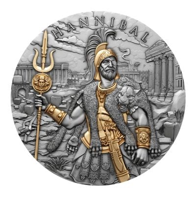 Niue - 2025 - 5 Dollars - Hannibal (Legendary Warriors series) 2oz silver