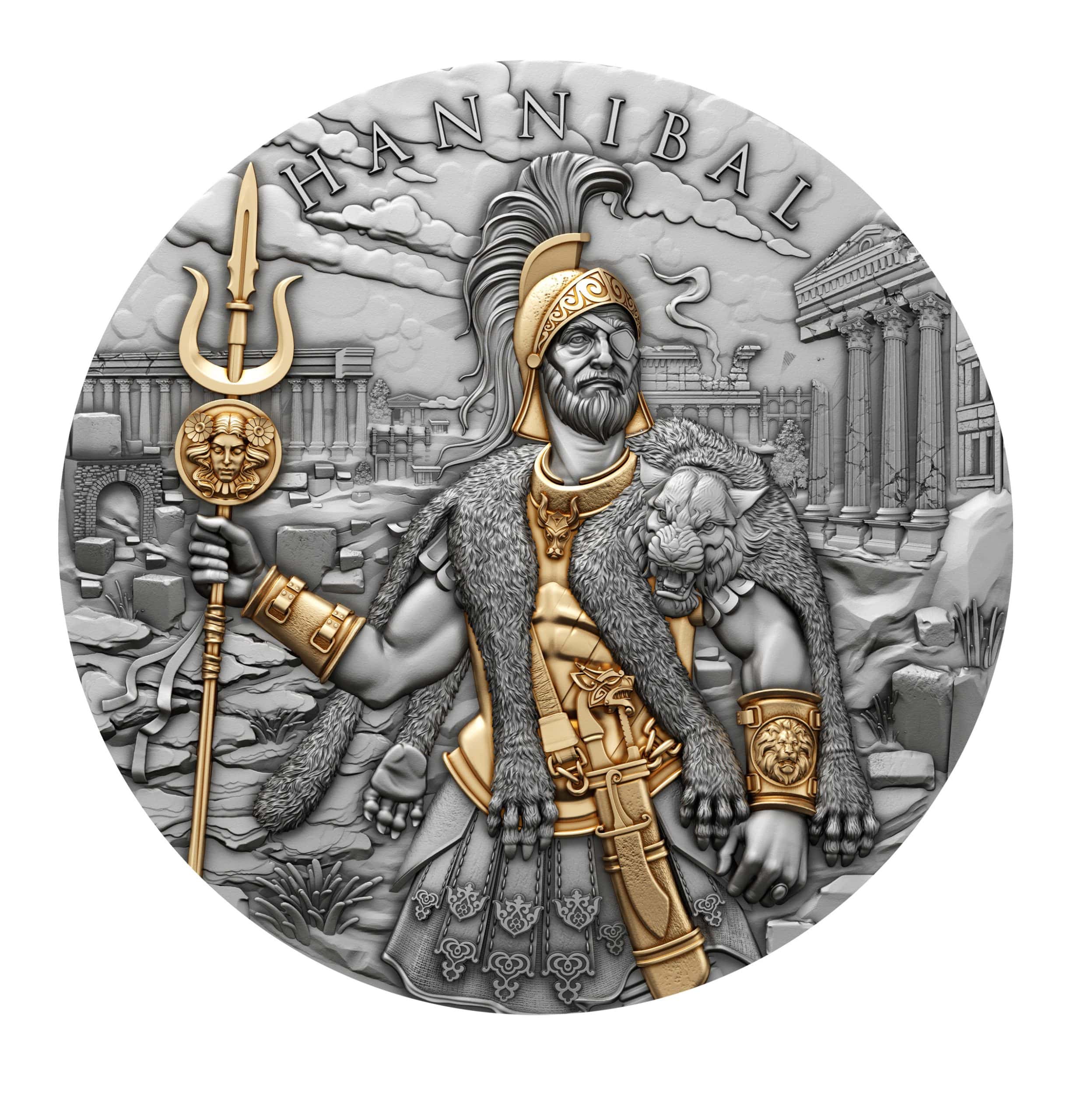 Niue - 2025 - 5 Dollars - Hannibal (Legendary Warriors series) 2oz silver