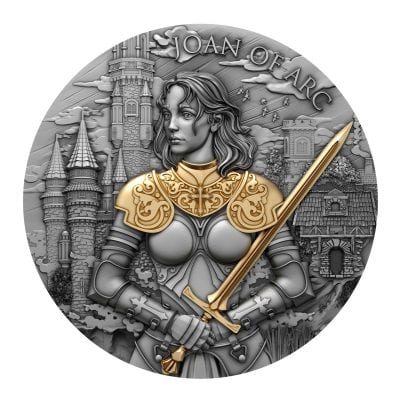 Niue - 2024 - 5 Dollars - Joan of Arc (Legendary Warriors series) 2oz silver