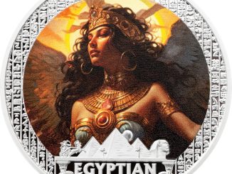 Liberia - 2025 - 10 Dollars - Isis (Egyptian Heritage series) 1oz silver
