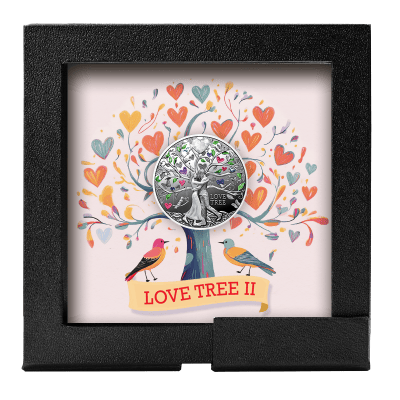 Niue - 2025 - 1 Dollar – Love Tree II Enchanted in Silver 1/2oz silver