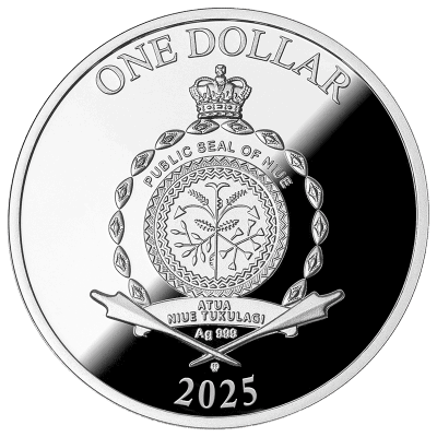 Niue - 2025 - 1 Dollar – Love Tree II Enchanted in Silver 1/2oz silver