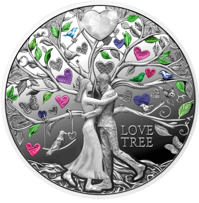 Niue - 2025 - 1 Dollar – Love Tree II Enchanted in Silver 1/2oz silver