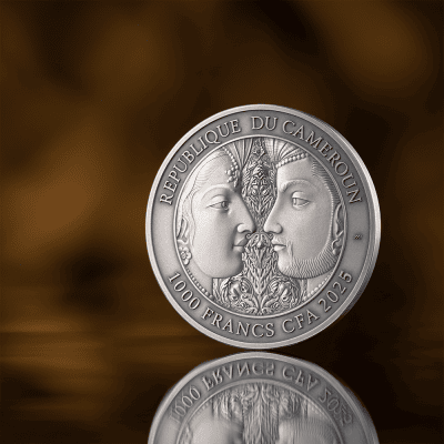 Cameroon - 2025 - 1000 Francs - Kama Sutra II Moments of Love 1oz silver