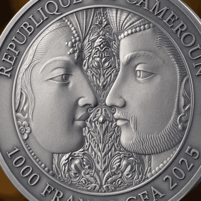 Cameroon - 2025 - 1000 Francs - Kama Sutra II Moments of Love 1oz silver