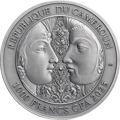 Cameroon - 2025 - 1000 Francs - Kama Sutra II Moments of Love 1oz silver