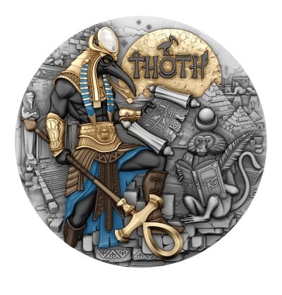 Niue - 2025 - 5 Dollars - Thoth (Echoes of Egypt series) 2oz silver (Copy)