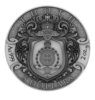 Niue - 2025 - 5 Dollars - Thoth (Echoes of Egypt series) 2oz silver (Copy)