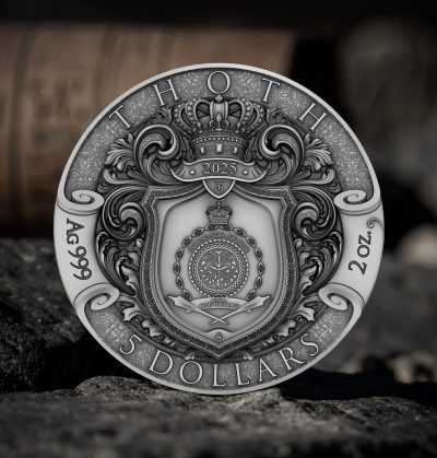 Niue - 2025 - 5 Dollars - Thoth (Echoes of Egypt series) 2oz silver (Copy)