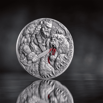 Cameroon - 2025 - 2000 Francs – Björn Ironside (way to valhalla series) 2oz silver