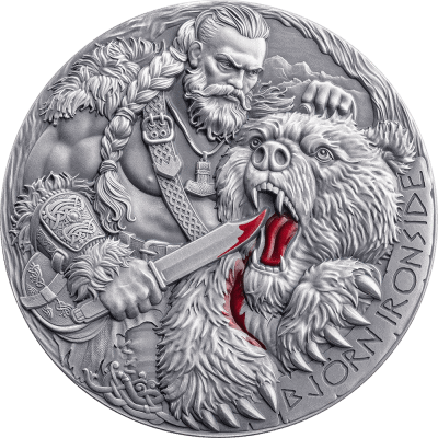 Cameroon - 2025 - 2000 Francs – Björn Ironside (way to valhalla series) 2oz silver