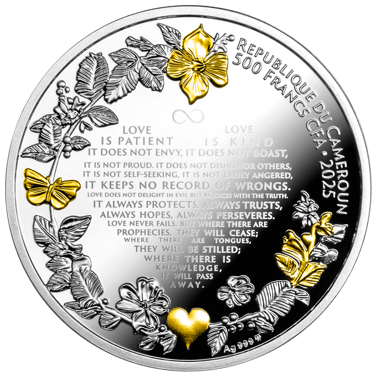 Cameroon - 2025 - 500 Francs - Wedding Doves