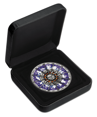 Tuvalu - 2022 - 5 Dollars - Signs of the Zodiac 5oz silver