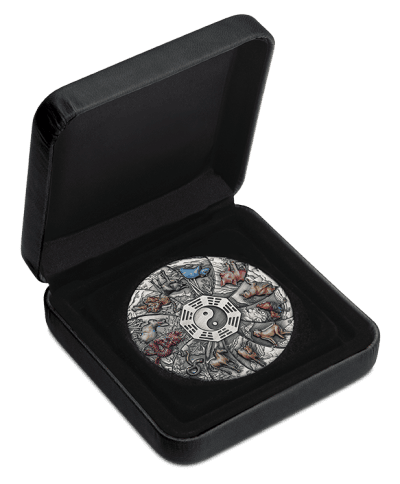 Tuvalu - 2023 - 5 Dollars - Lunar Animals 5oz silver