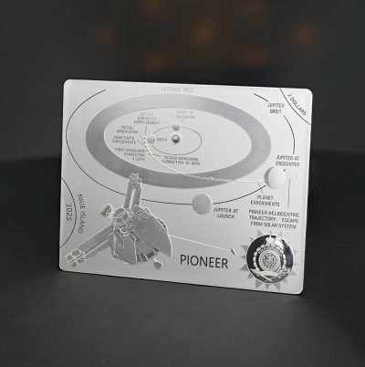 Niue - 2025 - 5 Dollars - Pioneer Space Probe 2oz silver