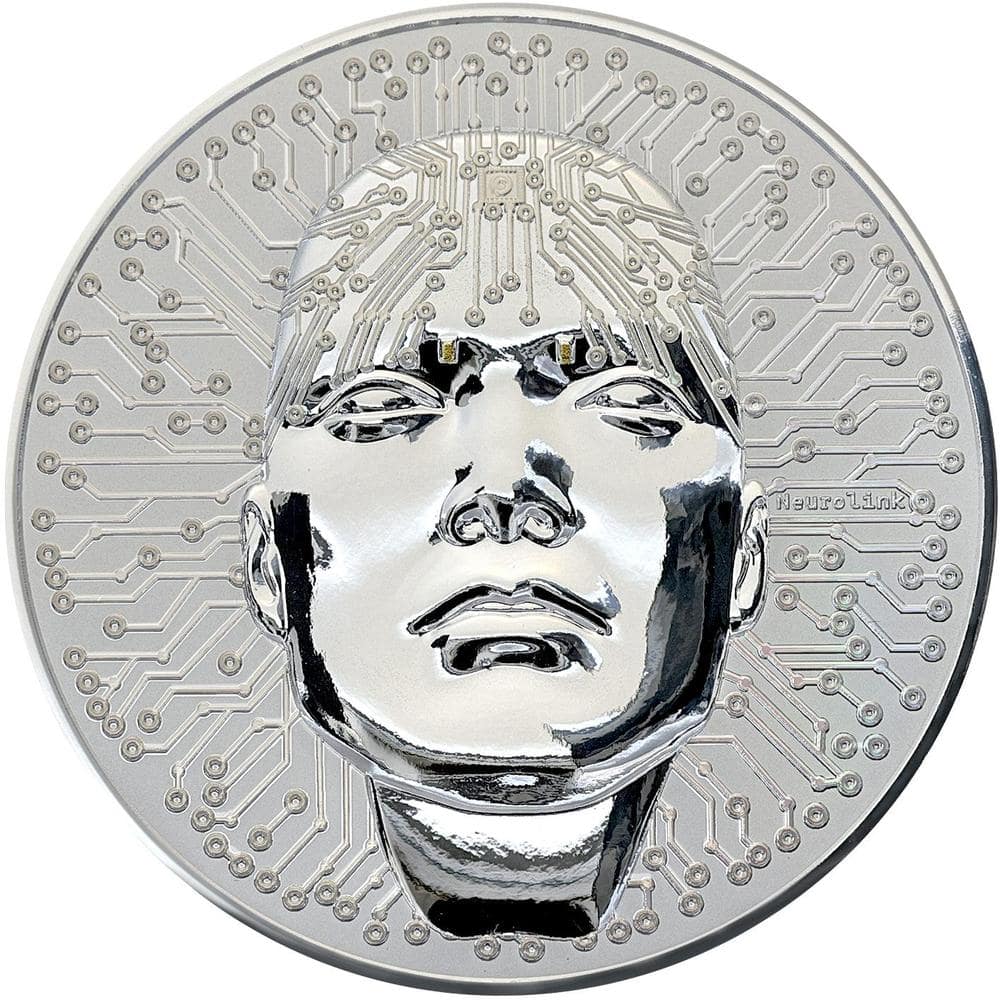 Niue - 2025 - 5 Dollars - Neurolink 3oz silver