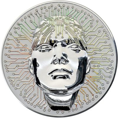 Niue - 2025 - 5 Dollars - Neurolink 3oz silver