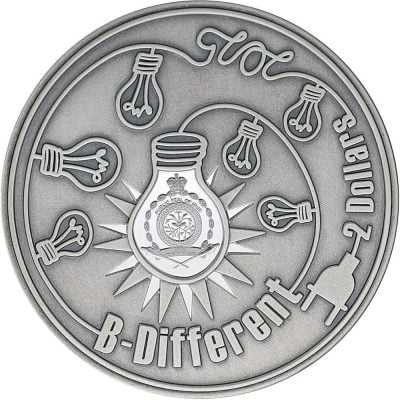 Niue - 2025 - 5 Dollars - Sheep 2oz silver (B-Different series)