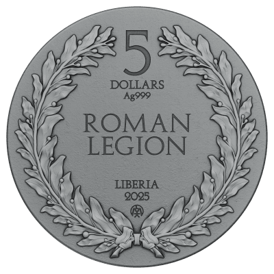 Liberia - 2025 - 5 Dollars - Roman Legion (Echoes of Antiquity series)