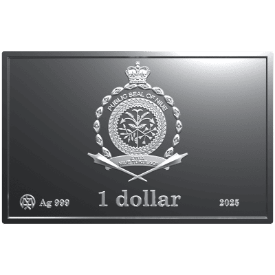 Niue - 2025 - 1 Dollar - Lunch atop a Skyscraper