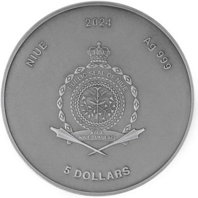 Niue - 2024 - 5 Dollars - Prisoner of Azkaban 2oz silver (Harry Potter series)
