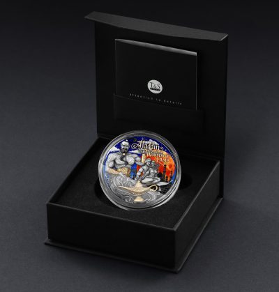 Niue - 2025 - 5 Dollars - Aladdin & the Wonderful Lamp 2oz silver (Fabulous Stories series)