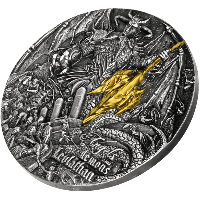 Niue - 2023 - 5 Dollars - Leviathan (Angels & Demons series)