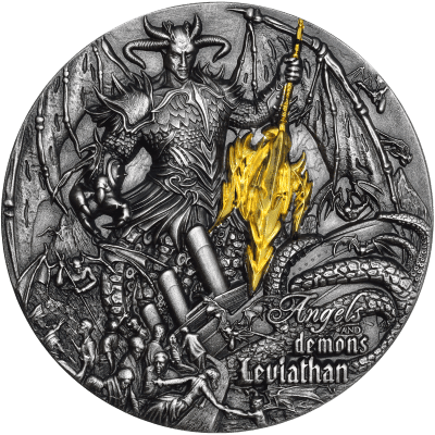 Niue - 2023 - 5 Dollars - Leviathan (Angels & Demons series)