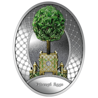 Niue - 2025 - 1 Dollars - Bay Tree Egg (Faberge Egg series)