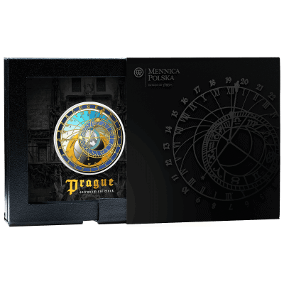 Malta - 2025 - 5 Euro - Prague (City Hall Clocks series)