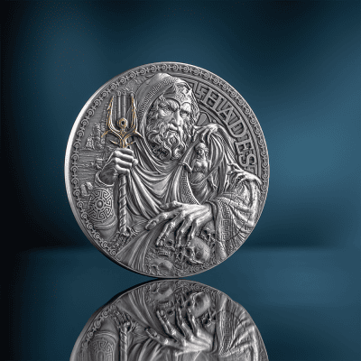 Cameroon - 2025 - 2000 Francs – Hades / The Great Greek Mythology 2oz silver