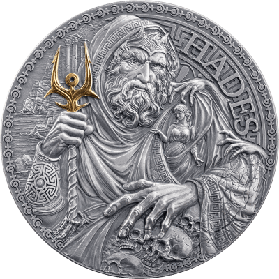 Cameroon - 2025 - 2000 Francs – Hades / The Great Greek Mythology 2oz silver
