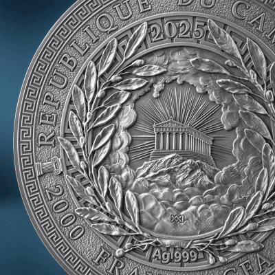 Cameroon - 2025 - 2000 Francs – Hecate / The Great Greek Mythology 2oz silver