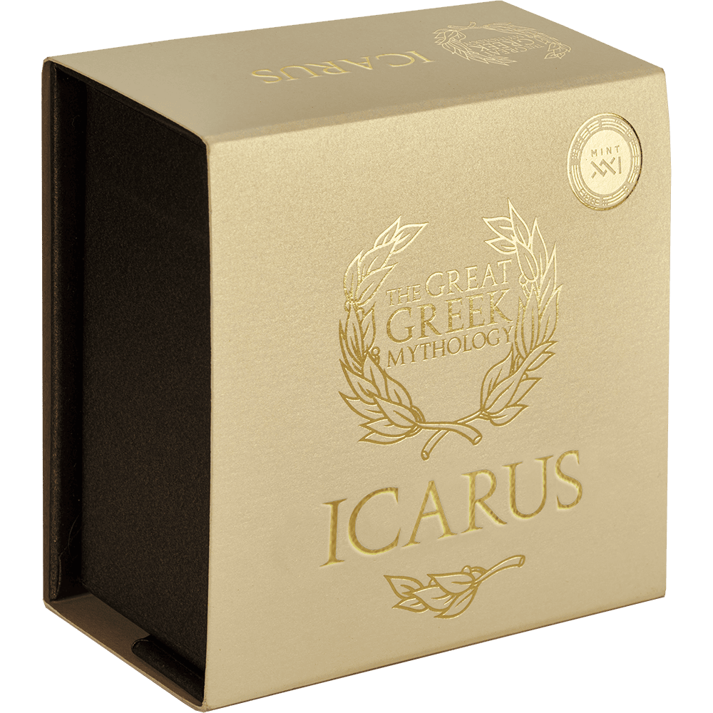 Cameroon - 2025 - 1000 Francs - Icarus / The Great Greek Mythology 1oz silver